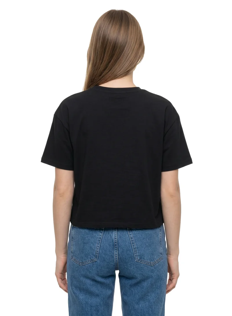 Disney Disney Mickey Mouse Women’s Cropped Graphic T-Shirt