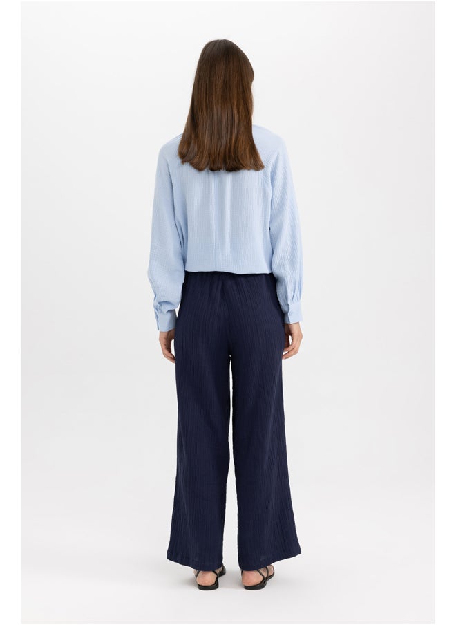 DeFacto - Woman Wide Leg Woven Trousers - Image 1
