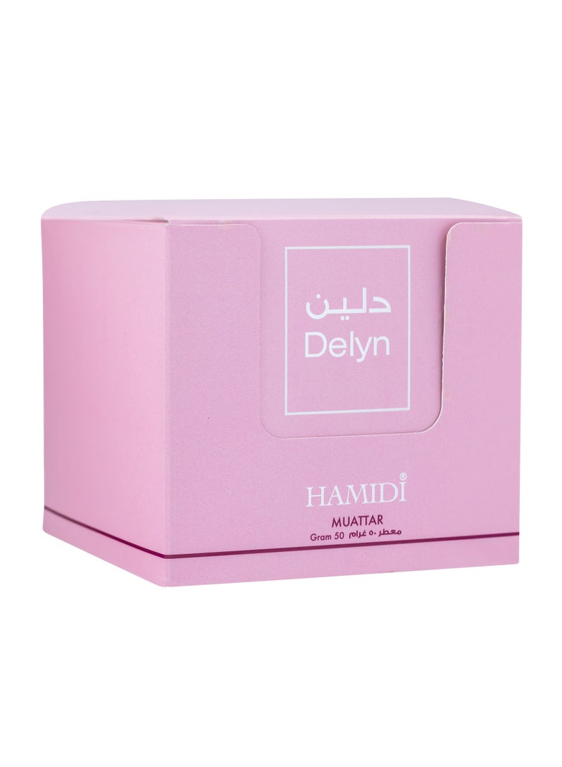 Hamidi Bakhoor Natural Muattar Delyn 50gm - Image 2