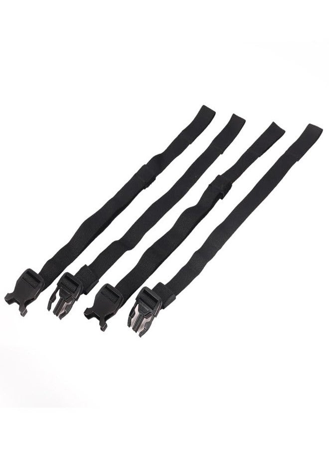 Rahgear Tail Replacement/Spare Mounting Straps for Wanderer/Compack 25 | Black | Standard