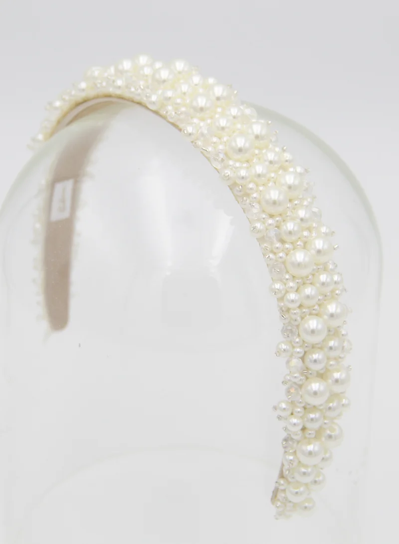 D'Daniela Headband Olivia For Women's and  Girls Beige