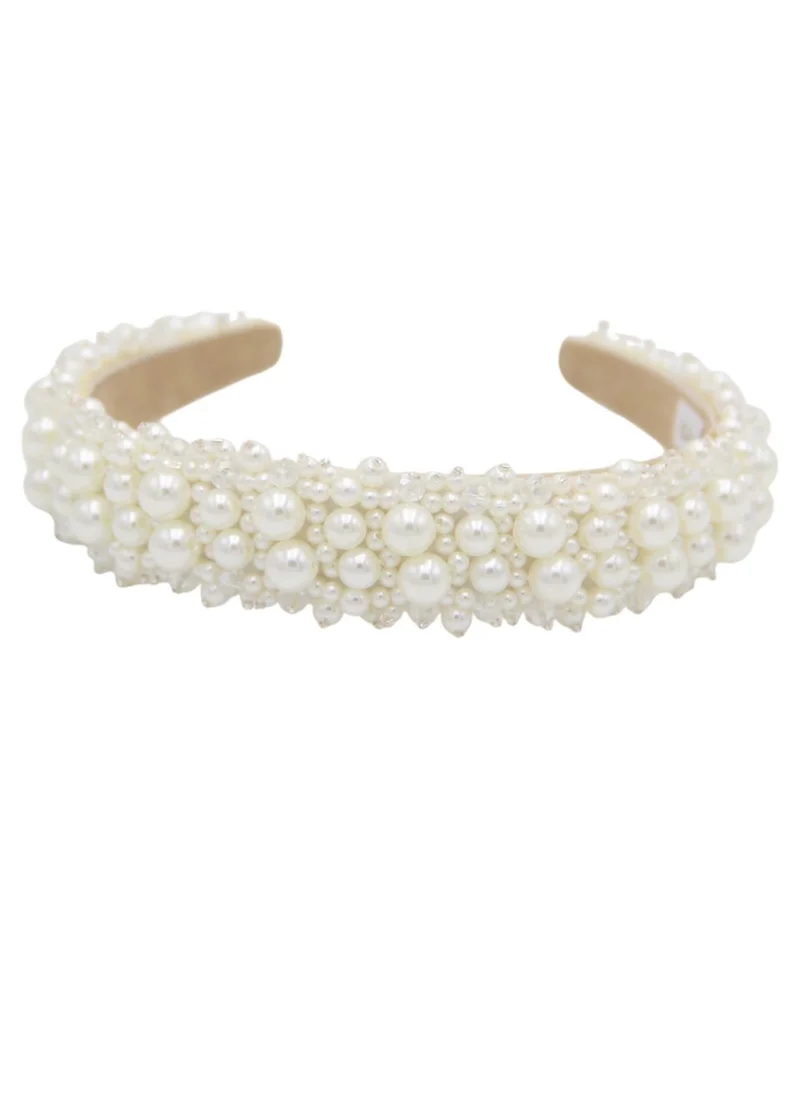 D'Daniela Headband Olivia For Women's and  Girls Beige