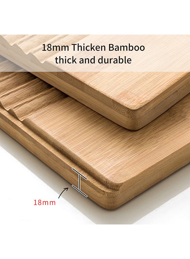 Loquat Wooden  Washing Board Brown 18x50centimeter - Image 3