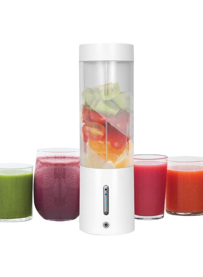 AMINAC Portable Blender, Cordless Smoothie Maker with 16 Oz Cup and Leakproof Lid, Durable Stainless Steel Blades, Magnetic Rechargeable, Black - Image 1