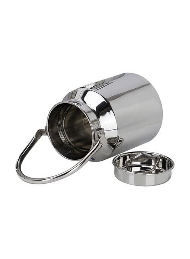 Vinod Stainless Steel Jointless Barni/Steel Milk Can/Oil Can/Milk Container/Liquid Container (3.7 ltr) - Image 4