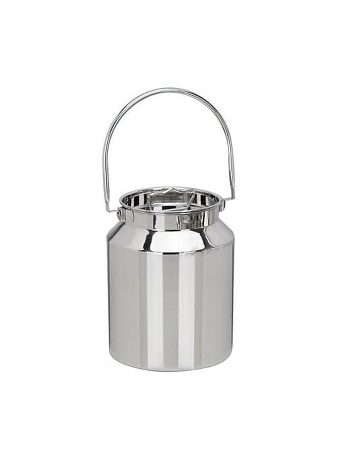 Vinod Stainless Steel Jointless Barni/Steel Milk Can/Oil Can/Milk Container/Liquid Container (3.7 ltr) - Image 1