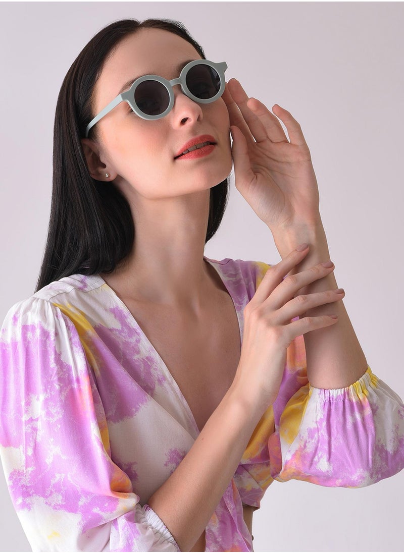 Haute Sauce - Grey Lens -Toned Oval Sunglasses - Image 1