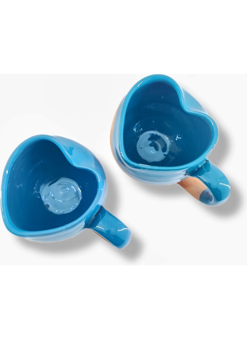 Çömlek Diyarı Pottery Land Heart Figured Mug  - Image 2