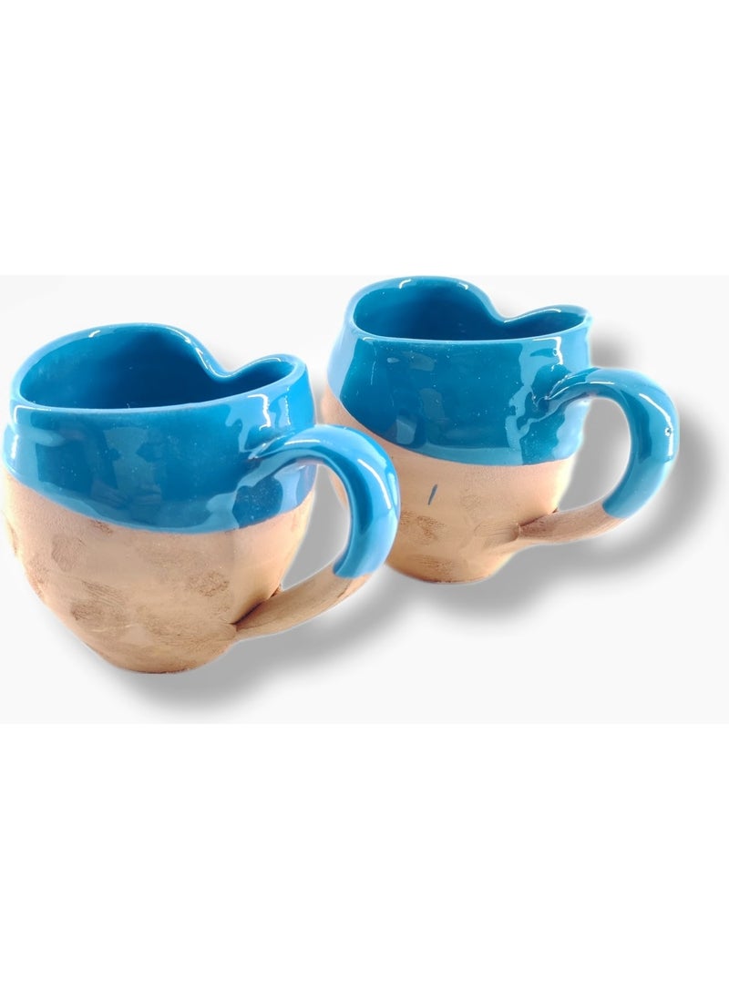 Çömlek Diyarı Pottery Land Heart Figured Mug  - Image 3