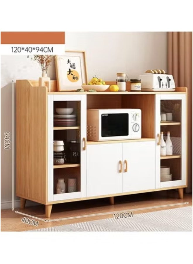 AGD Coffee Cabinet , Coffee Corner Table, with large storage capacity and variety, Coffee Corner Side Cabinet Storage Cabinet for Kitchen, Buffet Table, and Console Table for Entryway, Dining Room, Living Room - Image 3