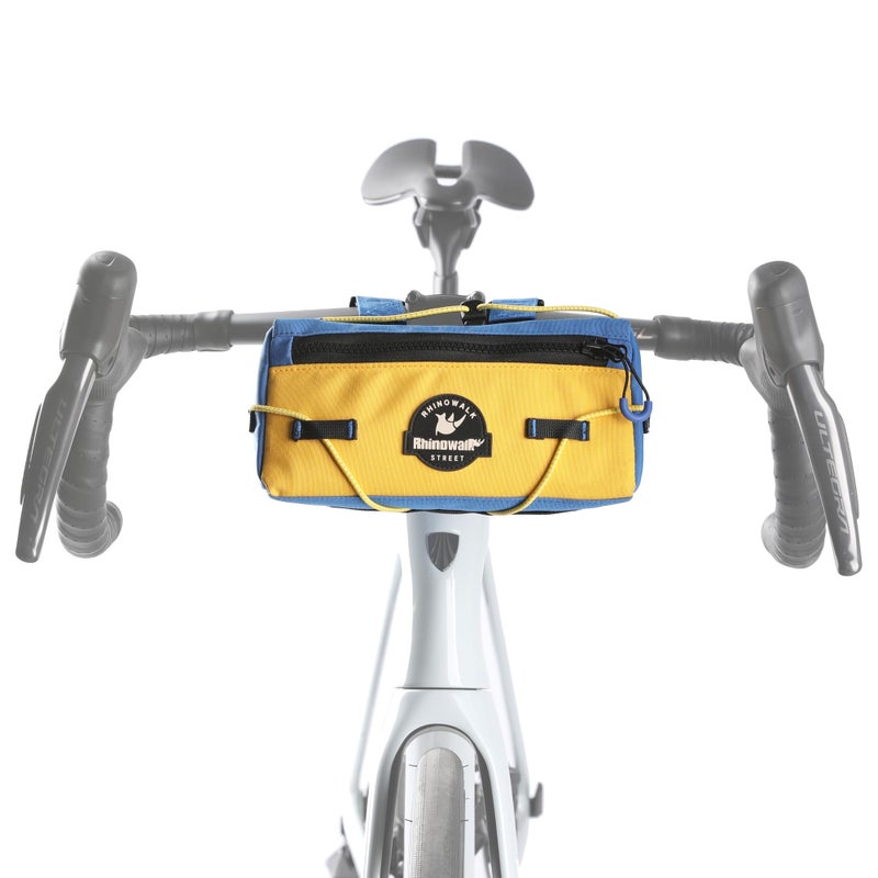 Rhinowalk Bike Handlebar Bag Bicycle Front Bag Storage Small Pouch with Shoulder Strap for Urban Cycling - Image 1