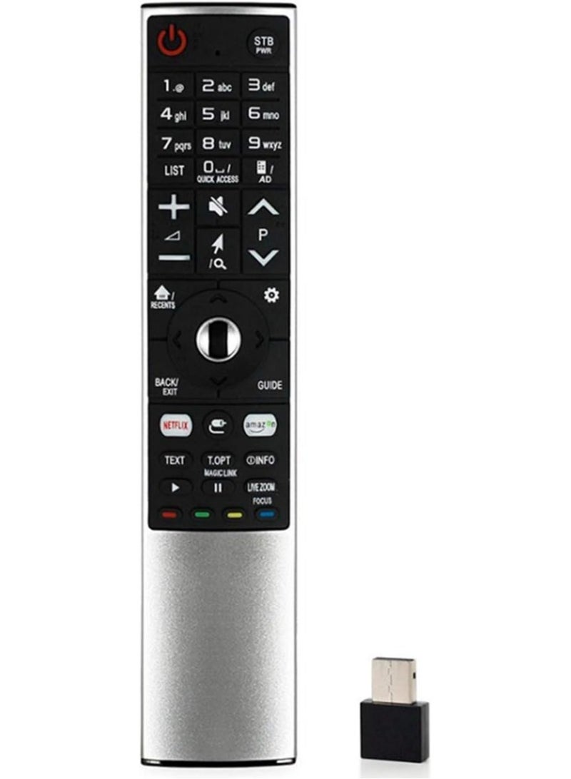 بديل جهاز التحكم عن بعد الذكي لتلفزيون LG الذكي MR-700 AN-MR700 AN-MR600 OLED65G6P-U مع Netflx - Image 3