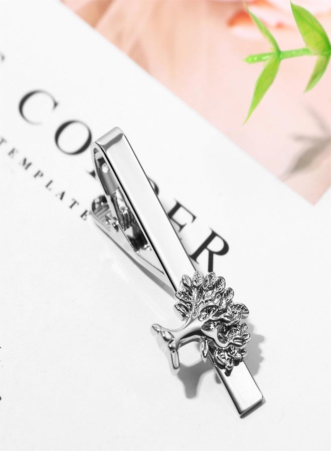 OIDEA Vintage Men's Tie Clip: Tree of Life Metal Necktie Bar Clips Tie Clasp for Men Business Formal Wedding Accessories Jewelry Gifts - Image 5