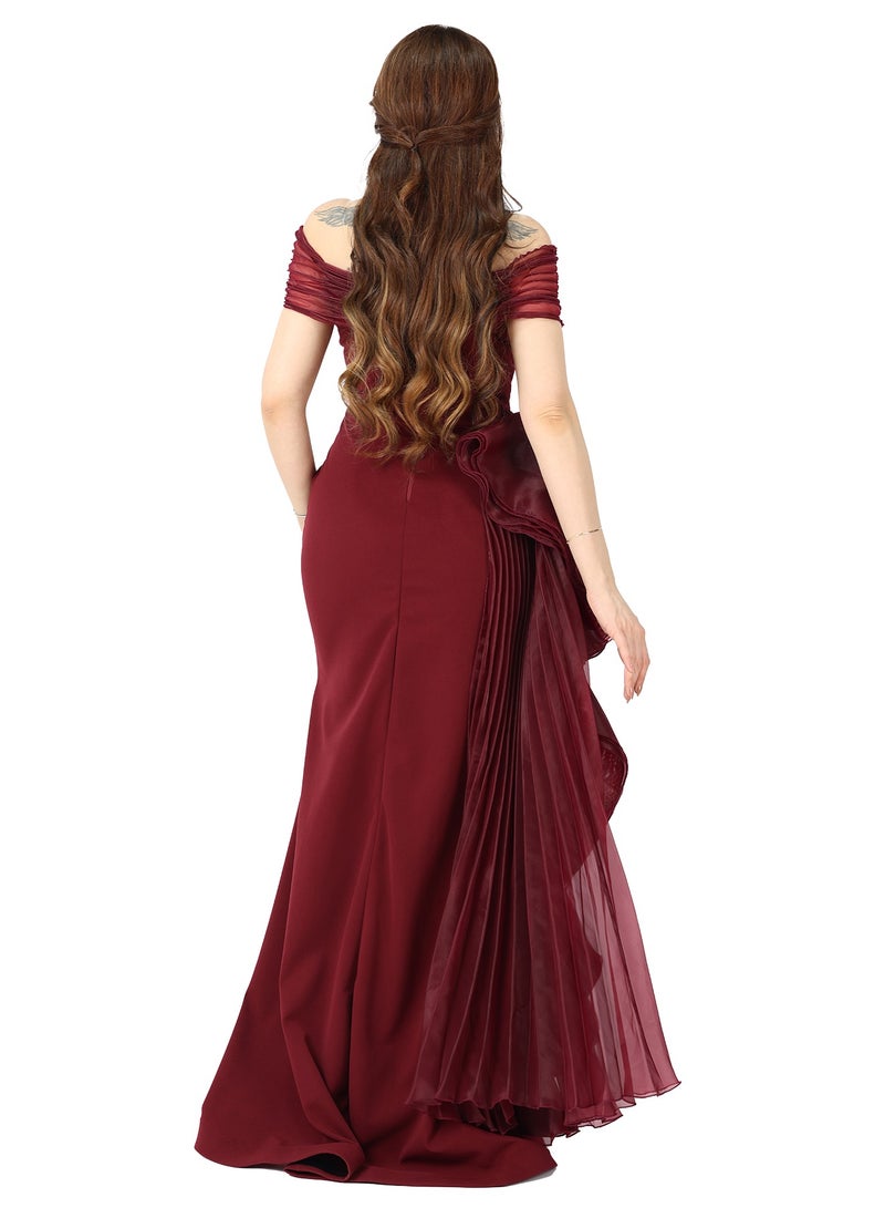 MODERN DESIGNER An elegant evening dress with a design that suits all occasions and parties It attracts attention and reflects your refined taste This dress is the perfect choice for you  - Image 2