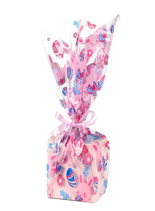 shareluck 100ft Easter Cellophane Wrap Roll - Easter Cello Wrapping Paper for Gift Baskets, Treats-Bunny Design & Eggs Cellophane. (100ft Long x 16” Wide x 2.5Mil - Image 5