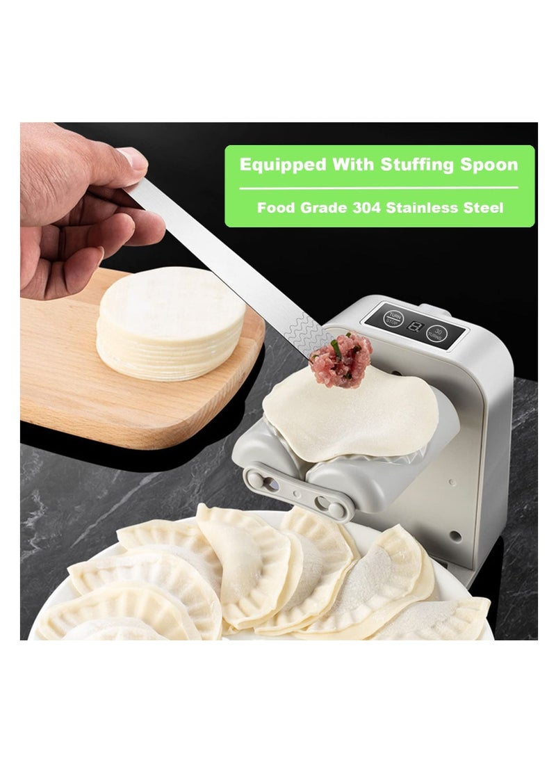 Dumpling Maker Machine,Electric Dumpling Maker Mould,Acutomatic Dumpling Press for Dumpling Wrapper Dough Stamp Cutter Pastry Pie Making Household Quickly Dumpling Maker Machine for Kitchen