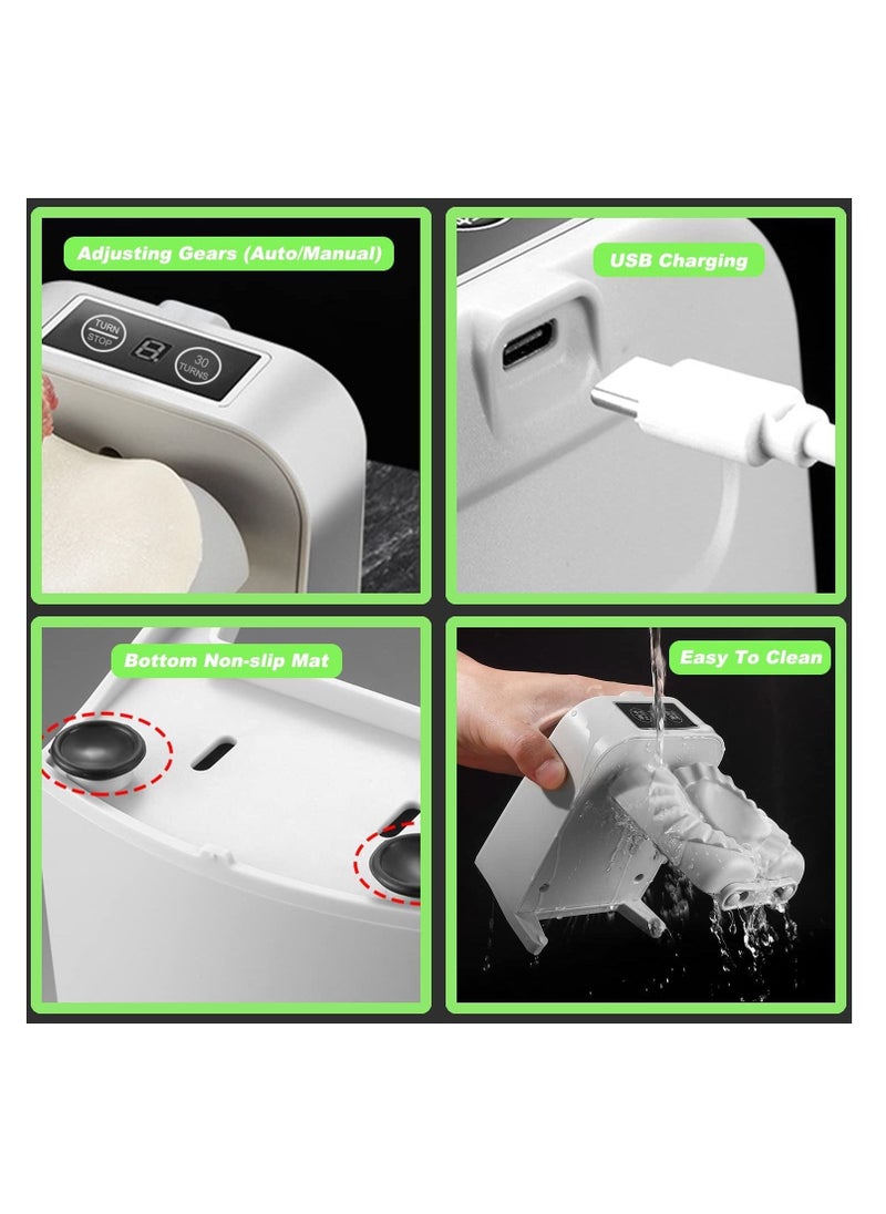 Dumpling Maker Machine,Electric Dumpling Maker Mould,Acutomatic Dumpling Press for Dumpling Wrapper Dough Stamp Cutter Pastry Pie Making Household Quickly Dumpling Maker Machine for Kitchen