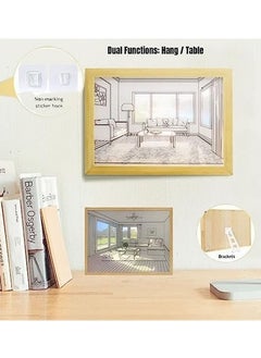 OPULENCE Led Art Painting Elegant Light Glow Wall Art Illuminated Painting Photo Shadow Frame Wall Bedroom Living Room Home Decor Photo Behind Picture  - Image 5