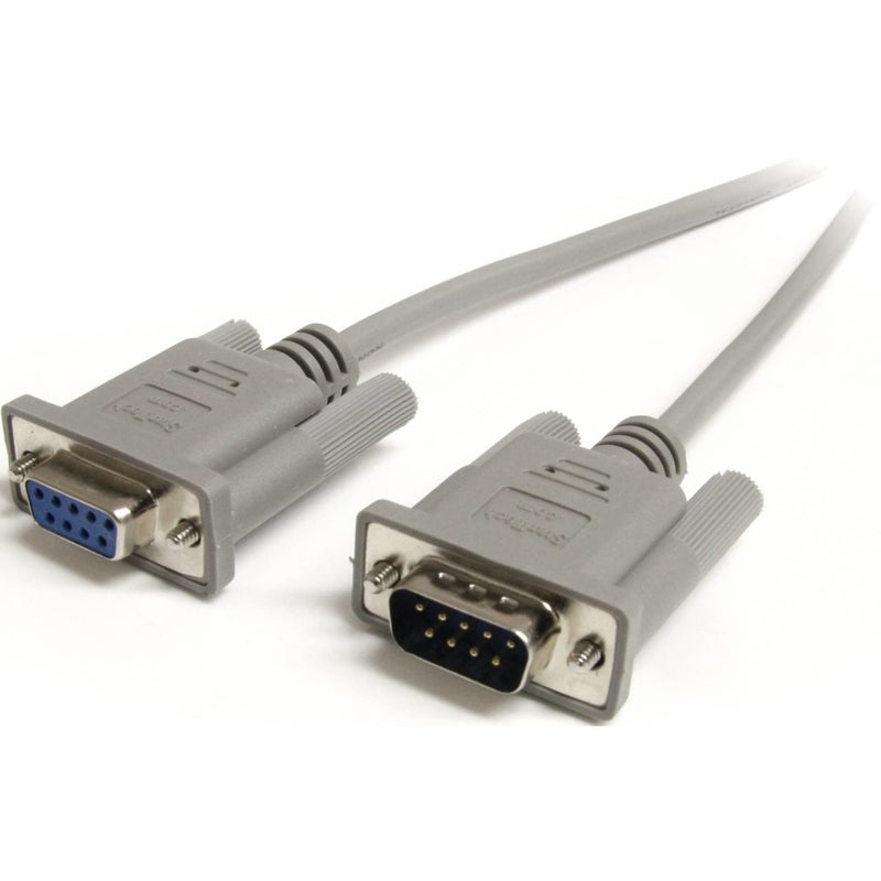 StarTech.com 6ft Straight Through Serial Cable - DB9 M/F (MXT100) Gray - M/F - Image 1