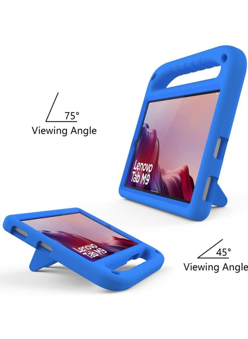 Captaintech Kids Case For Lenovo Tab M9 2023 9 Inch (TB-310FU), EVA Foam Lightweight Shockproof Duarable, Tablet Cover with Handle Stand Case For Children Firendly  - Image 2