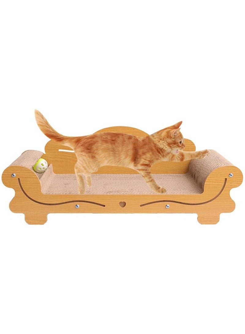 Cat Bed, Scratching Post, Lounger, Pet Scratching Post, Pet Furniture Protector, Self-Grooming Brush - Image 1