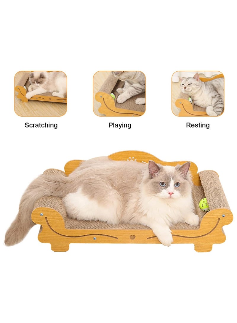 Cat Bed, Scratching Post, Lounger, Pet Scratching Post, Pet Furniture Protector, Self-Grooming Brush - Image 4