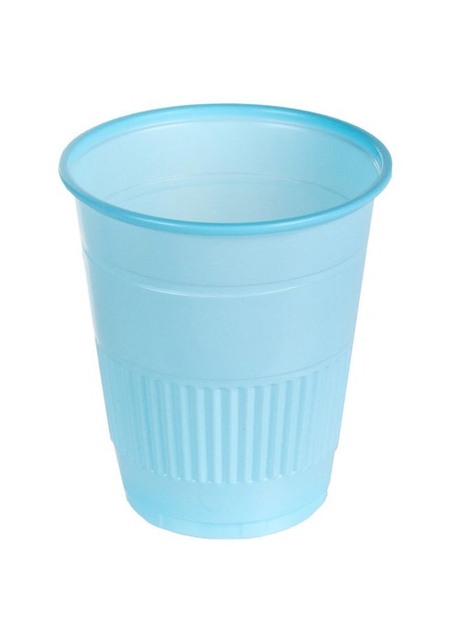 TashiBox أكواب بلاستيكية disposable سعة 5 أونص - 200 قطعة - أزرق سماوي - Image 2