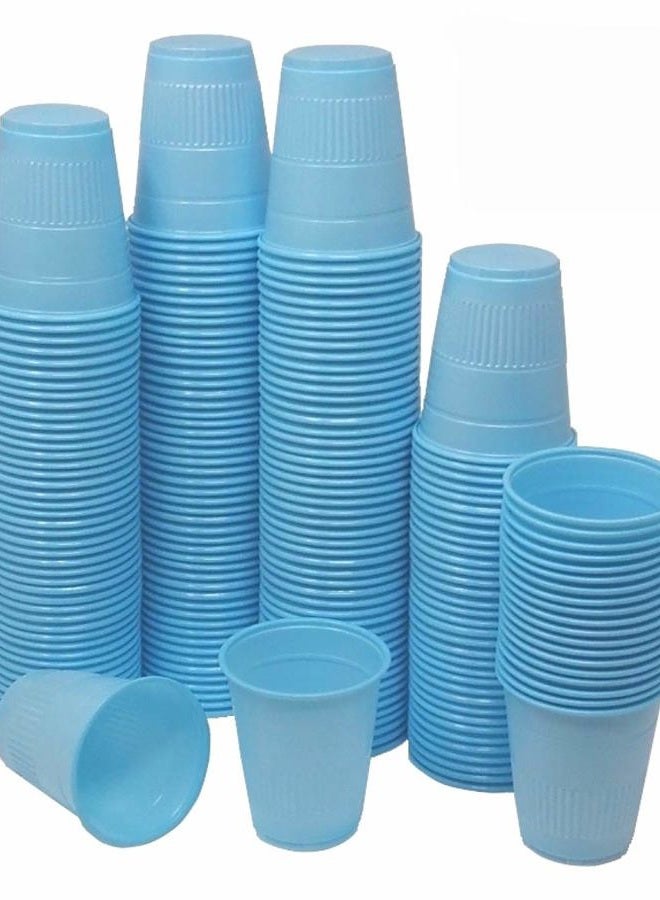 TashiBox أكواب بلاستيكية disposable سعة 5 أونص - 200 قطعة - أزرق سماوي - Image 1