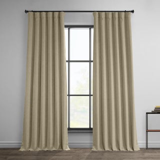HPD Half Price Drapes  Faux Linen Curtains for Living Room 1 Panel  50W X 108L  Textured Room Darkening Curtains for Bedroom 108 Inches Long  Drapes for Home Decor Thatched Tan - pzsku/ZFB168EEC97E5898935DCZ/45/1749491139/98b1207c-3e85-4fb9-82d3-1848cf5dbb1a