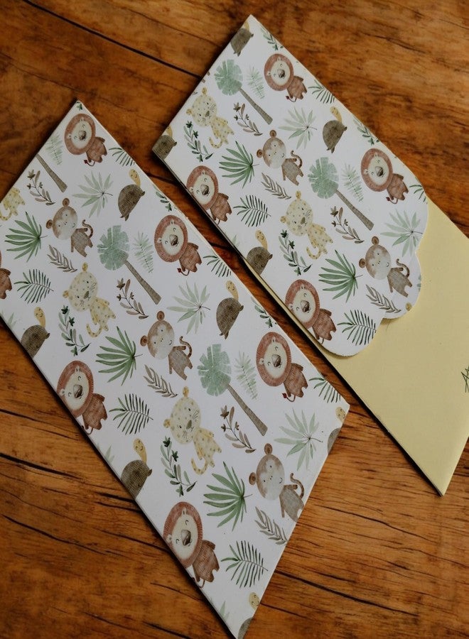 Aakar Premium Envelope, Shagun Envelope, Envelopes for Gifting Money, Shagun Envelope for Wedding, Shagun lifafa (Back Flip Nurvi, Pack of 5) - Image 3