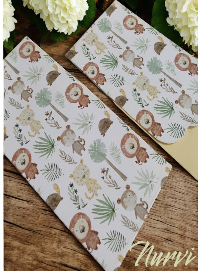 Aakar Premium Envelope, Shagun Envelope, Envelopes for Gifting Money, Shagun Envelope for Wedding, Shagun lifafa (Back Flip Nurvi, Pack of 5) - Image 2