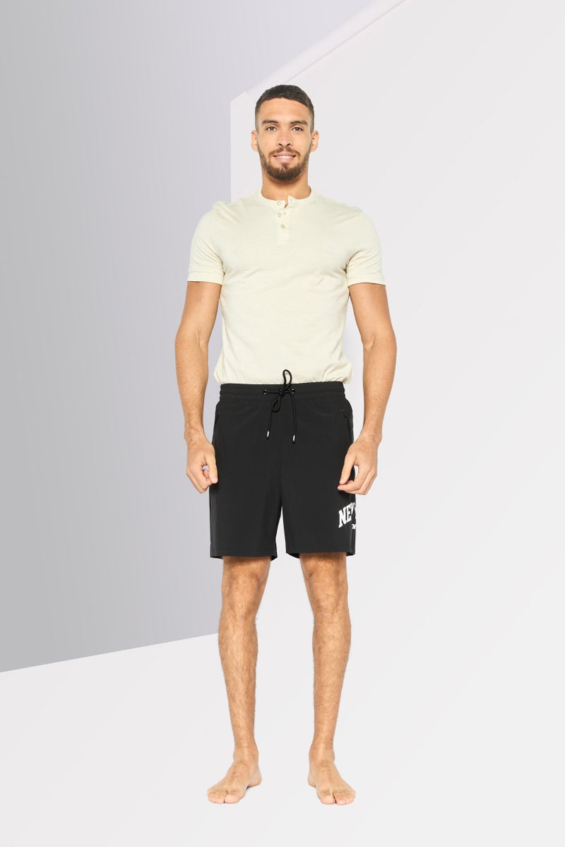 DKNY Men Brand Logo Board Shorts, Black - Image 2