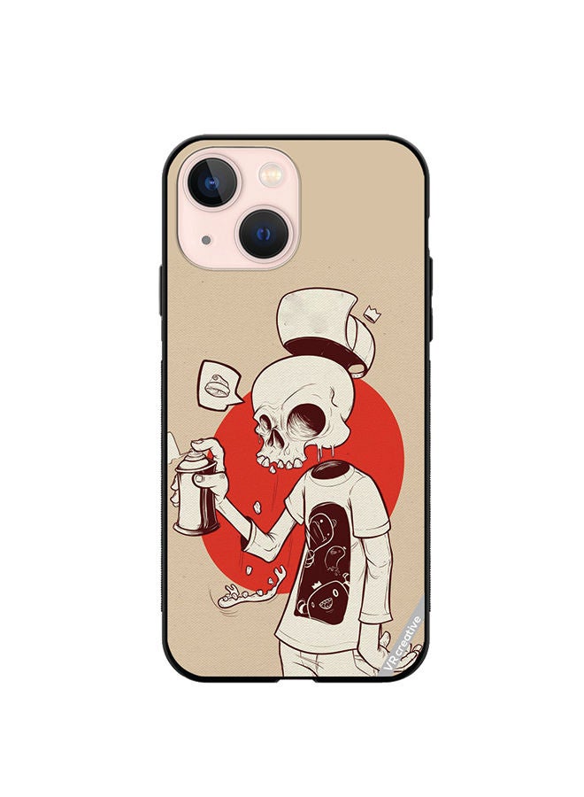 VR CREATIVE Protective Case Cover For Apple iPhone 14 Plus Skeleton Design Multicolour - Image 1