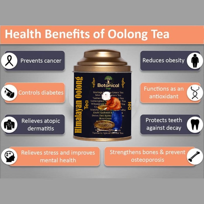 Botanical Sage- Himalayan Oolong Tea 100g | High Mountain Oolong | Selected | Luxury Tea - Image 4