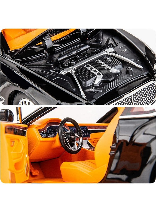 LONGMIRE Metal Pull Back Diecast Car Pull Back Car Model with Sound Light Boys Gifts Toys for Kids Pack of 1, Multicolor (Bentley Continental GT) - Image 3