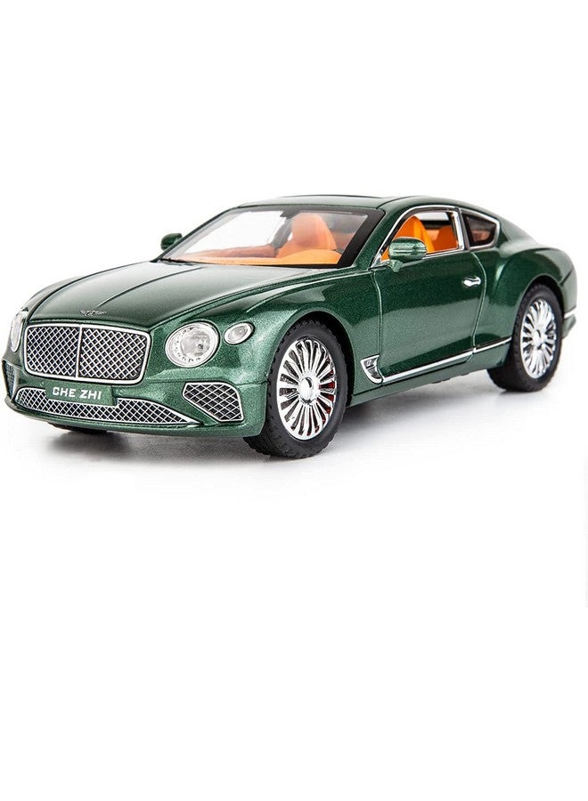 LONGMIRE Metal Pull Back Diecast Car Pull Back Car Model with Sound Light Boys Gifts Toys for Kids Pack of 1, Multicolor (Bentley Continental GT) - Image 1