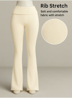 سوفت ستيبس Flared trousers with fold-over waist S  - Image 1
