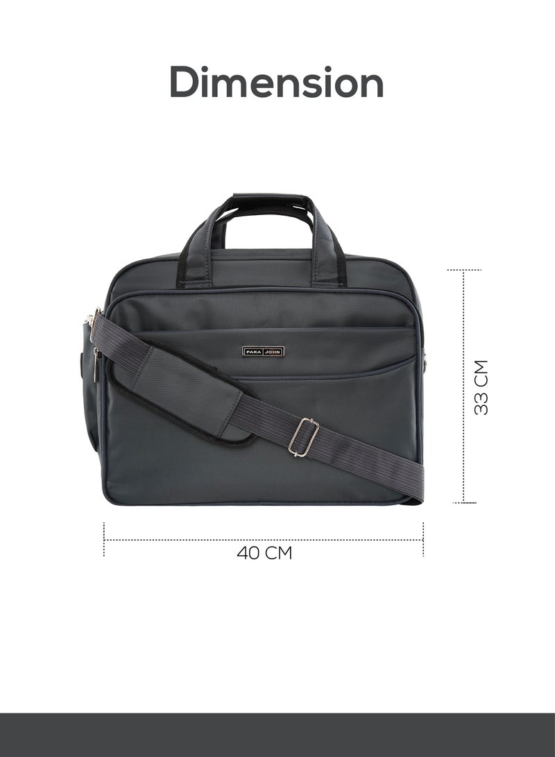 PARAJOHN Secure Business Professional Multi-Purpose Travel Laptop Bag with Hideaway Handles, Cross Shoulder Strap, Protective Padding / Office Bag, Macbook Bag  - Image 4