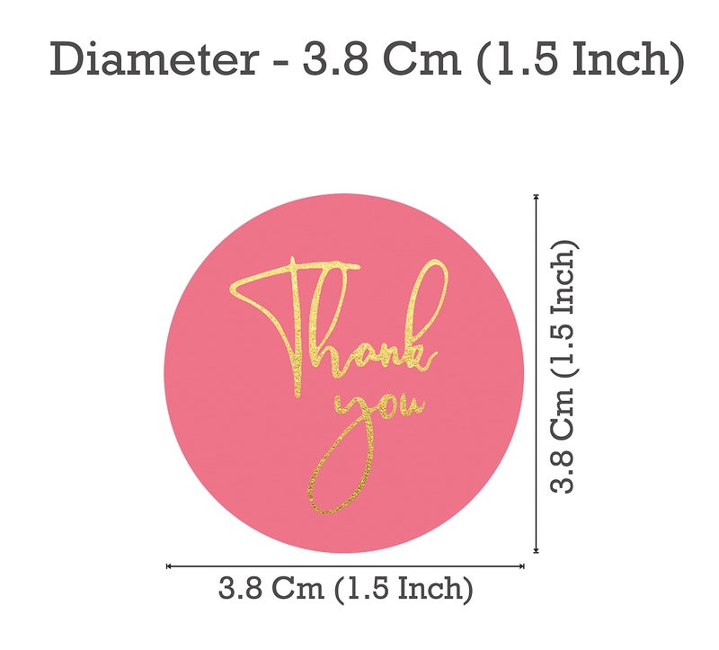 STORE 2508 Store2508 Small Business Stickers Colourful Thank You Stickers 1.5 Inch Diameter 500 Pcs - Image 4