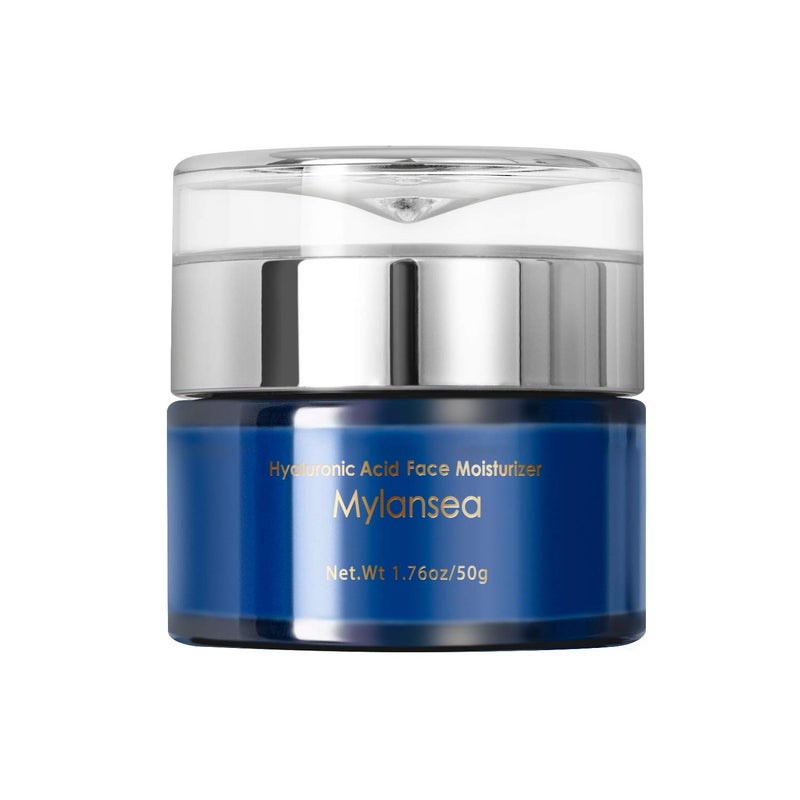 Face Cream with Hyaluronic Acid Face Moisturizer with Vitamin E for Lasting Hydrating Smoothing your skin and Repairing Various Problems caused by Lack of Water 50g