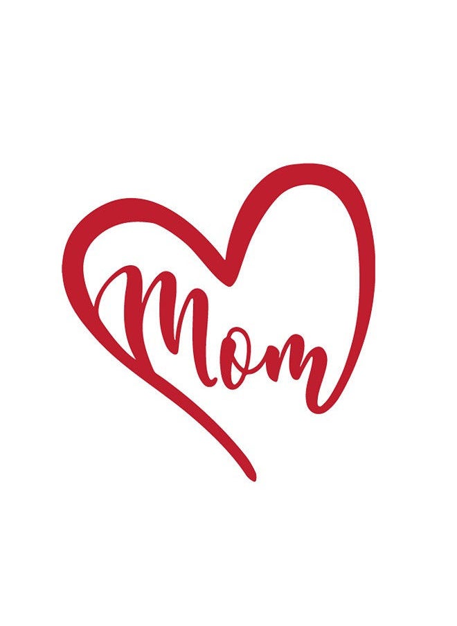 Giftmate - Giftmate Mom Heart Mug White Printed Ceramic Tea and Coffee Mug 320ml Gift for Mothers Day Mom Mugs - Image 1