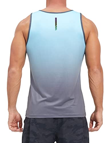 EZRUN Men's Tank Tops Quick Dry Workout Swim Beach Shirts Sleeveless Shirts for Bodybuilding Gym Fitness Training - Image 3