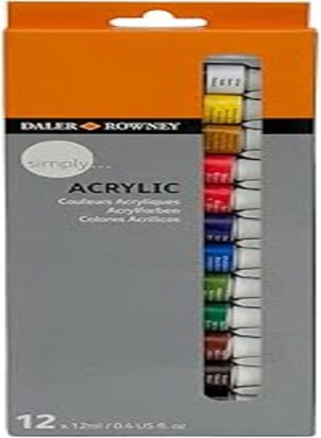 Daler Rowney Acrylic Color Set - 12ml