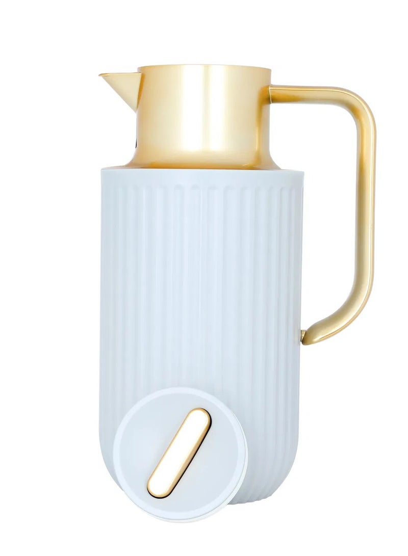 ايفرست ترمس لورا إفرست، 1.6 لتر، حافظة داخلية زجاج حراري - أبيض - Image 4