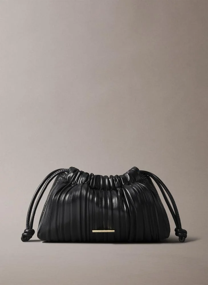 كالفن كلاين جينز Causal Drawstring Plisse Crossbody