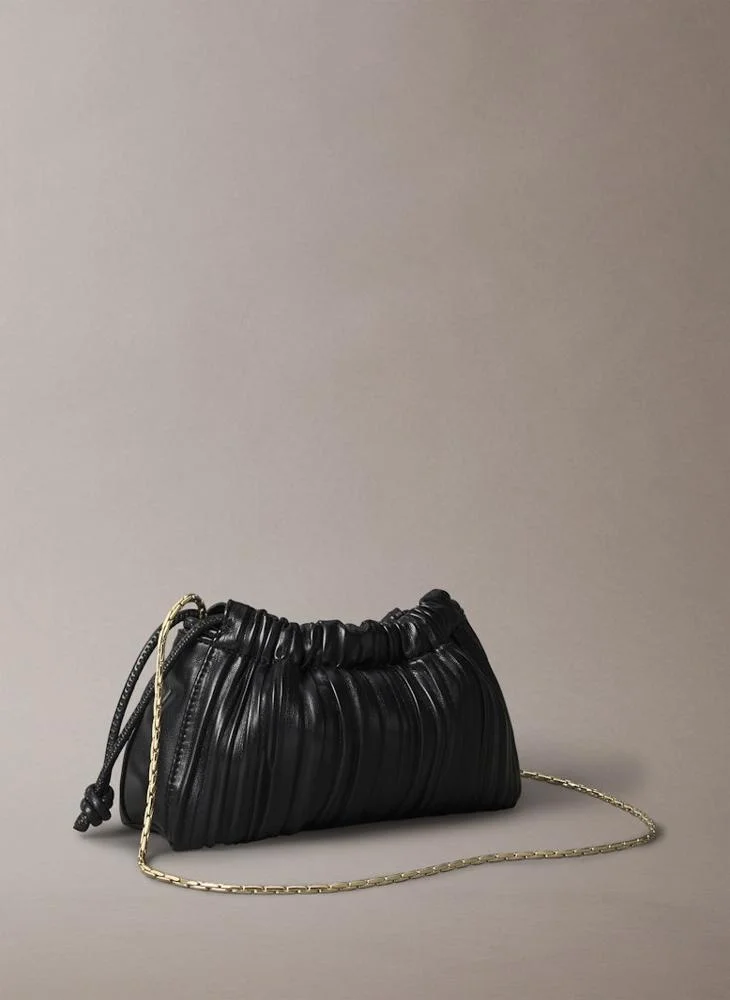 كالفن كلاين جينز Causal Drawstring Plisse Crossbody