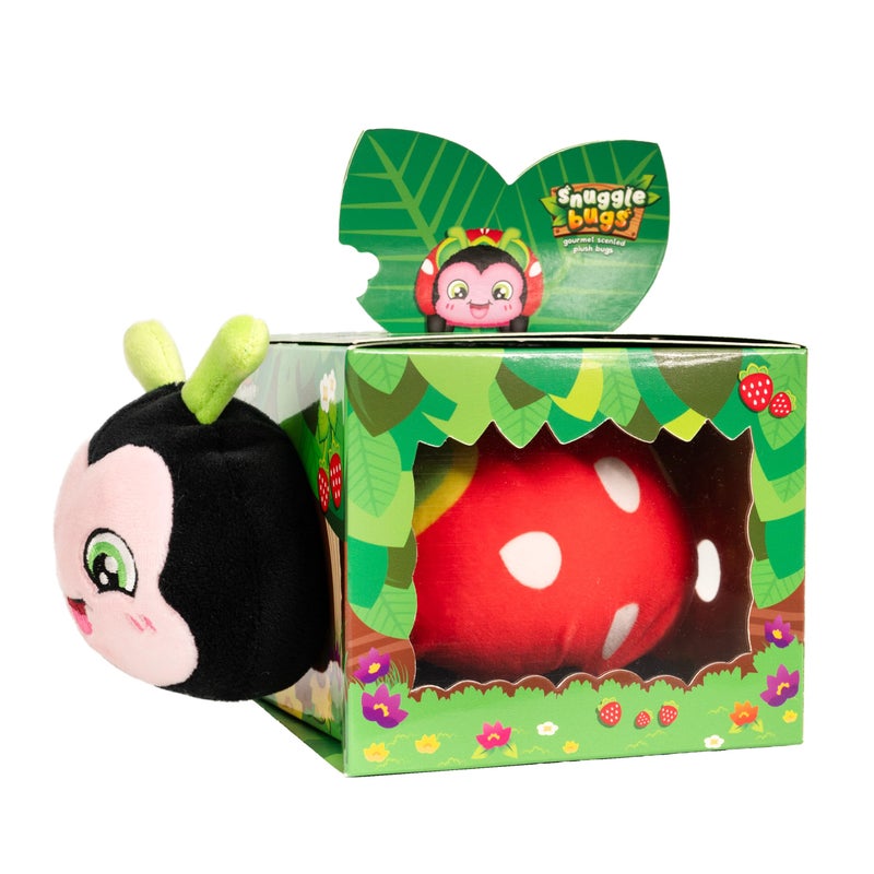 Scentco Snuggle Bugs Ladybug Strawberry Scented Plush Toy Gifts for Kids Gift Guide Aromatherapy - Image 3