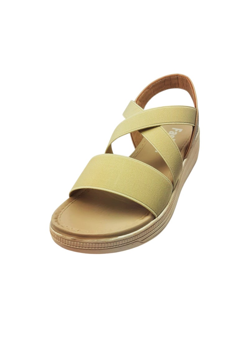 women’s sandal with elastic strap, lightweight sole with 4 cm heel – the trend of this year and every year. - Image 5