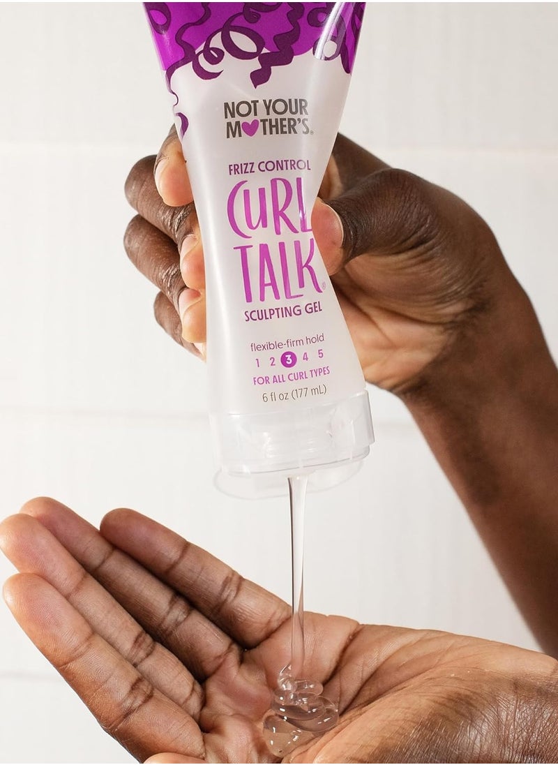 Not Your Mother's - (Pack of 2) Curl Talk Frizz Control Sculpting Gel & Defining Cream 2x6fl oz - Image 1