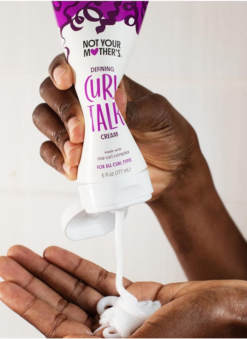 Not Your Mother's - (Pack of 2) Curl Talk Frizz Control Sculpting Gel & Defining Cream 2x6fl oz - Image 1
